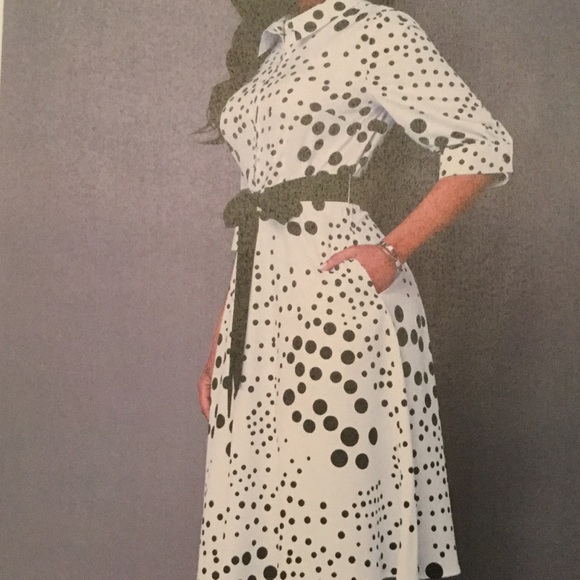 Black and White Polka Dot Dress- - - SOLD - Picture 3 of 10